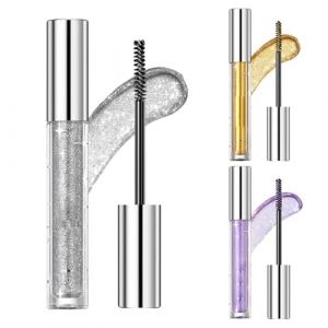 Nybhyjka Lot De 3 Mascara Colorés Pour Cils, Rose, Violet, Bleu, Jaune, Blanc, Coloré, Étanche, Mascara Volumisant Allongant Mascara Diamants Charmant Et Longue Durée Pour Le Maquillage Des Yeux (asliny, neuf)