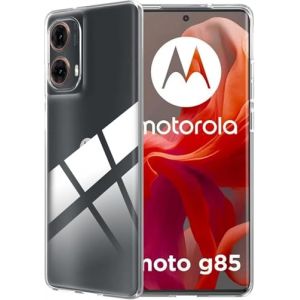 Captor Coque Motorola Moto G85 5G Transparente en TPU Souple et Silicone Flexible, Protection Chocs, Absorption des Chocs, Anti-Jaunissement pour Coque Motorola Moto G85 5G (Captor s.r.l., neuf)