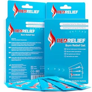 RedRelief Gel De Brûlure 3.5G - Paquet de 20 (JFA Medical, neuf)