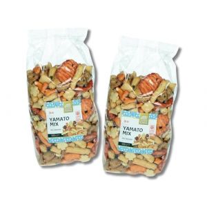 Golden Turtle Yamato Riz Cackers Mix Lot de 2 &ndash; Croustillant et &eacute;pic&eacute; &ndash; OG ASIA &ndash; 2 x 300 g (OG-ASIA, neuf)