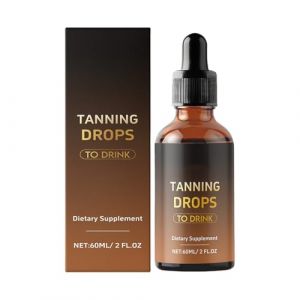 Gouttes Autobronzantes &Agrave; Boire Sans Soleil | Gouttes Hydratantes Pour Boisson - 60 Ml | Texture L&eacute;g&egrave;re Renforce Le Bronzage Hydratation Intense &Eacute;clat Du Corps Soin Plage Hommes Femmes (krisde, neuf)