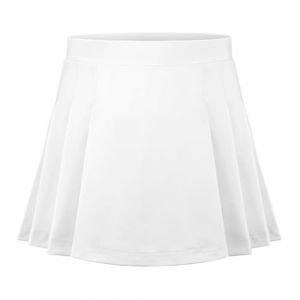 SPFASZEIV Jupe de Tennis pour Filles Jupe de Golf Pliss&eacute;e pour Enfants avec Poches pour Short Jupe-Short de Athl&eacute;tique 6 &agrave; 7 Ans Blanc (SPDgoodshop, neuf)
