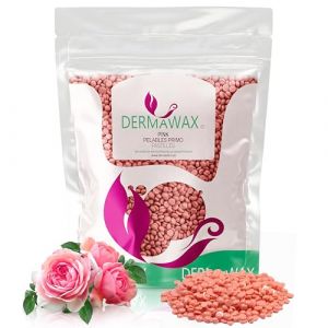 Perles de cire &eacute;pilation sans bande cire pelable &eacute;pilation femme homme &ndash; Dermawax Pink Rose cire professionnelle visage maillot aisselles &ndash; 2 kg (Dermastil Cosmetics GmbH, neuf)