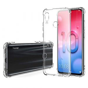 Hually Coque pour Huawei P Smart 2019, Ultra Mince, Protection Coin Anti-Choc Coque pour Huawei P Smart 2019 (Transparent) (TechainDirect, neuf)