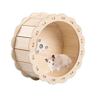 Jouet de Roue de Hamster, Roue d'exercice pour Hamster, Roue Hamster, Hamster Exercice Roue, Roue d'exercice Silencieuse pour Hamster, pour Hamster, Hérisson, Petit Animal Domestique (17cm) (Czldfd, neuf)