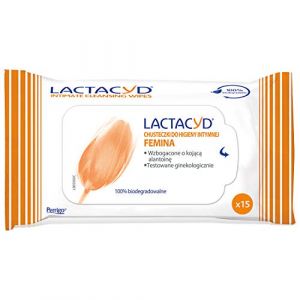 Lactacyd Lingettes Hydratantes Femina Pour L'Hygiène Intime - Enrichie en Allantoïne Apaisante - 15 Pièces (Zeitburg Schmuck & Uhren, neuf)