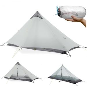 Three Bears Tente de camping ultra légère et étanche - Tente de camping professionnelle pour 1 personne - Double paroi pour le trekking et les aventures en plein air (LiYucheng, neuf)