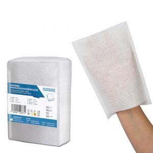 1000x ARNOMED&reg; Gant de Toilette Jetable en Molleton, Gants de Toilette Jetable pour Adultes & B&eacute;b&eacute;s, Gant de Toilettes Jetable Doux & Souple, Gant de Toilette Jetable Usage Unique, Wipes (medika69, neuf)