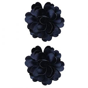 Pin Hair - Bandeau à cheveux solides pour filles - Pince à cheveux pour bébé - Motif floral - 1 paire - Couleur naturelle - Craie pour cheveux (L, taille unique) (fengshimeng, neuf)