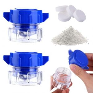 Broyeur Medicament, 2 Pi&egrave;ces Broyeur M&eacute;dicaments, Ecrase Medicament, Mortier &agrave; Comprim&eacute;s, Broyeur &agrave; Comprim&eacute;s, &eacute;crase M&eacute;dicament, Concasseur Portable pour M&eacute;dicaments petit pilon dans le couvercle (ZhiTaoKe, neuf)