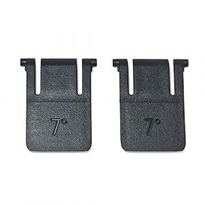 GROOMY Support de Pied de Remplacement pour Clavier Support de Jambe pour logitech MK345 K345 Support de Clavier Support de Jambe 2 pièces Noir Support de Clavier d'ordinateur pour Bureau inclinable (Gjianmin, neuf)