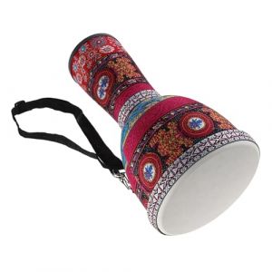 Didiseaon Tambour Main Gar&ccedil;on Fille PVC L&eacute;ger sans R&eacute;glage Instrument Percussion Cr&eacute;atif avec Sangle Djemb&eacute; Africain Portable pour &Eacute;coles et D&eacute;butants (Merkowski, neuf)