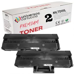 universo cartuccia MLT-D111L MLT-D111S SU799A 1800 copies 2 X Toner compatible avec Samsung Xpress M2026W M2026 SL-M2070 SL-M2070W SL-M2070F SL-M2070FW M2020 M2022 M202 M202 2 W (TONER X2) (universo cartuccia®, neuf)