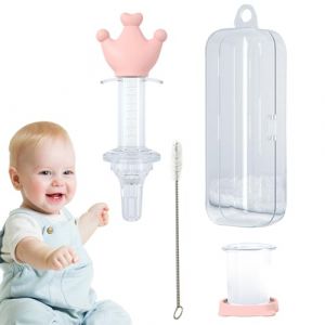 Seringue pour bébé pour médicaments, distributeur de médicaments pour,Seringue d'alimentation orale de dessin animé - Sucette médicale pour nouveau-nés, ustensiles d'alimentation pour bébé Fukamou (view-up, neuf)