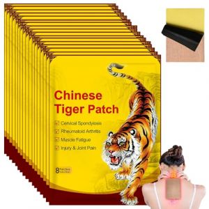 Mineup 120 Patch Anti Douleur, Patch Chauffant Dos, Patch De Soulagement Douleur Tigre, Patch De Soulagement De Douleur, Patchs Patch Chauffant Dos, Pain Relief Patches Pour Douleurs Cou,Nuque,Epaules (HUAYI -EU, neuf)