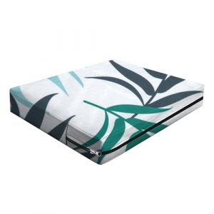 Housse Coussin Exterieur Impermeable, Housse Siège Canapé Protection Complète avec Fermeture Éclair, Amovibles Housse Assise Salon De Jardin Terrasse Caravane (Dark Grey Print,Pillowcase 30×50cm) (YUNDU, neuf)