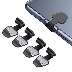IOSPKKIO&reg; Lot de 4 bouchons anti-poussi&egrave;re pour port de type C, bouchon anti-poussi&egrave;re pour t&eacute;l&eacute;phone de type C, protection contre la poussi&egrave;re, prot&eacute;gez vos appareils avec un bouchon anti-poussi&egrave;re (TEISO, neuf)