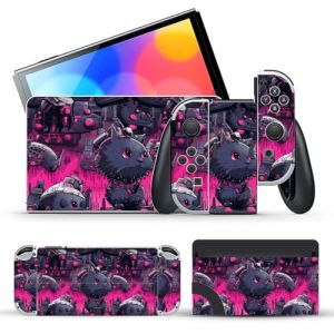 CUZKC Switch Stickers pour Console Switch OLED & Dock & Grip, Autocollant de Peau pour Switch OLED modèle #03 (CUZKC, neuf)