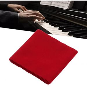 76-88 touches clavier Piano housse en coton doux Piano chiffon poussière clavier électronique Piano numérique touches instrument accessoires(Rouge) (hehuashan, neuf)