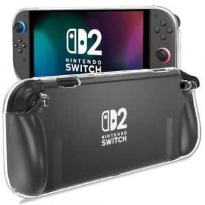 ProCase Coque &Eacute;tui pour Nintendo Switch 2 2025 Anti-Rayures et Anti-Chocs, Housse Protection pour Switch 2 avec Poign&eacute;e Ergonomique -Clair (Zibo Store, neuf)