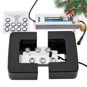 Mxmoonant 4.2L/H fabricant de brouillard 6 t&ecirc;tes Brumisateur &agrave; ultrasons avec une bou&eacute;e et une alimentation de 250 W pour l'horticulture Paysage magique Ambiance de pr&eacute;servation des l&eacute;gumes (Mxmoonant Store, neuf)