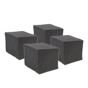 Toyvian 4pièces Bloc Acoustique Matériau Absorption Sonore Pour Studio Enregistrement Insonorisant Pour Mur Et Plafond Facile à Installer Pour Salle De Et Bureau (GentleFang, neuf)