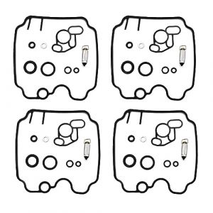 Hippotech Lot de 4 Kits de R&eacute;paration de Carburateur de Moto Remplacement pour Yamaha XJ 600 XJ600S Diversion 1992 XJ600N 1994-1995 (Hippomall, neuf)