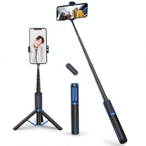 ATUMTEK Perché à Selfie, Selfie Stick Trépied Monopode Réglable Télescopique 3 en 1 Extensible 270° Rotation TikTok pour iPhone et Android, Enregistrement Vidéo, Blogage, Streaming en Direct (Lonslife HK Limited, neuf)