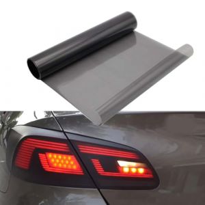 Film Teint&eacute; pour Phare Noir Clair, D&eacute;coupable Autocollant en Vinyle pour Lumi&egrave;re de Voiture, Autocollant Couleur Changeante &Eacute;clairage Voiture Anti-Rayures, 30 x 200 cm, 1 Pi&egrave;ce (CUTTY, neuf)