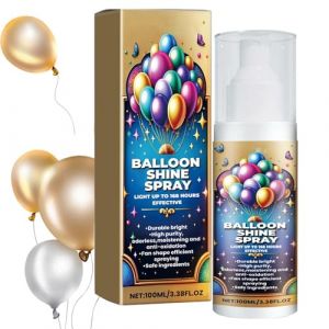 Spray ballon pour durer et briller,Spray brillance ballon - Spray éclaircissant pour ballons de 100 ml,Spray de finition brillant à application facile pour ballons, finition brillante, brillan (JIEYUMIN, neuf)