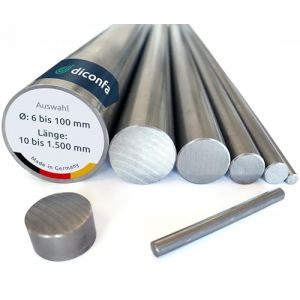 diconfa acier rond S355 J2+C - Ø 18mm x 150mm - diamètre 10 à 100mm - longueur 10 à 1000mm - étiré acier clair h9 | ST 52 K - 1.0570 | arbre acier de construction tige d'acier axe boulon (diconfa, neuf)