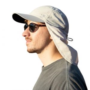 TOP-EX Casquette de baseball imperm&eacute;able XL/XXL pour homme avec rabat de cou, protection UV, chapeau de soleil pour femme, chapeau d'&eacute;t&eacute; pliable pour safari, randonn&eacute;e, plein air, respirant et (HOME BUCKS LLC, neuf)