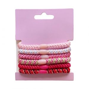 Kknekki 6 pcs Original Elastique Cheveux,Knekkies Chouchou Cheveux Femme Pour Cheveux &eacute;pais,Knekki Elastiques &agrave; Cheveux Epais Sans Dommages,&eacute;lastiques Doux,Accessoires Cheveux Fille,Enfant,Homme (B) (zinhay, neuf)