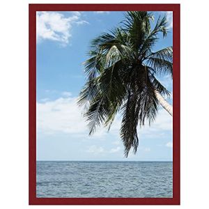 Cadre Photo sur Mesure 46x61 cm ou 61 x 46 cm Cadres Bordeaux, 3 cm de Largeur (RK Cadres, neuf)