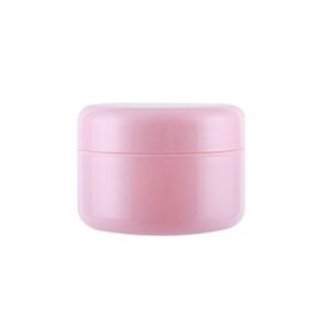 flacon voyage Bouteilles rechargeables en plastique rose, pot de maquillage vide, pot de voyage for crème for le visage, lotion, récipient cosmétique(Pink Color,20g (ml) 40mm X 28mm) (songhuashangdian, neuf)