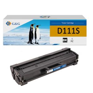 G&G MLT-D111S Toner Compatible avec Samsung MLT-D111S pour Samsung Xpress M2070W M2070 M2070FW M2026W M2020 M2022W (1 Noir) (INKIA, neuf)