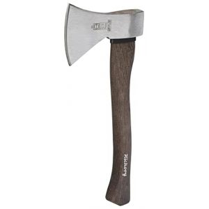 RUTHE Hachette Hickory 600 g | Hache &agrave; Manche en Hickory 38 cm | Hachette Bois b&ucirc;cheron DIN 5131 B | Hache de Jardinage Robuste | Hachet Durable pour Coupe et &eacute;branchage | Haches de Jardinage (Soulutions Tools, neuf)