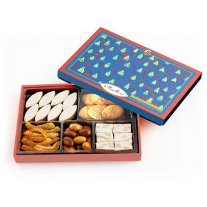 LE ROY RENÉ Epicerie Fine - Gamme de Noël et Pâques : (Coffret Bleu Inspiration n°1 de 245g : Calissons d’Aix, confiseries et chocolats) (Agathastock, neuf)
