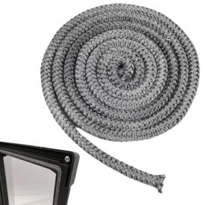 DORKIN Mat&eacute;riel de construction pour chemin&eacute;es, 1 rouleau de joint d'&eacute;tanch&eacute;it&eacute; tiss&eacute;, 10mm x 3m, en fibre de verre, adapt&eacute; aux po&ecirc;les &agrave; bois et chemin&eacute;es, r&eacute;sistant &agrave; la chaleur jusqu'&agrave; 600 &deg;C. (IOANA BEST CLOTHES, neuf)