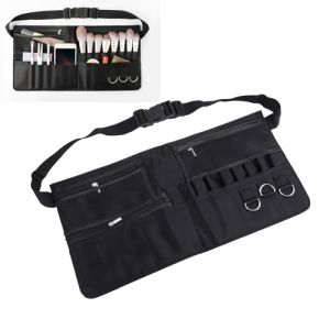 Ceinture pour Pinceaux de Maquillage, Sac à Main Tendance pour Maquilleur, Sac D'ensachage, Sac de Taille de Grande capacité, Sac de Rangement pour Pinceaux de Maquillage, Sacs à (Mouqikon, neuf)