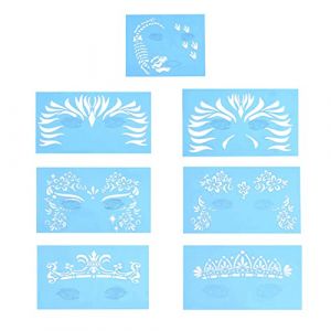 Kaufpart Pochoir de peinture pour le visage réutilisable - Modèle de peinture corporelle - Design avec fleur et papillon - Outils de tatouage pour maquillage du visage - Pour (Generator Parts Shop, neuf)