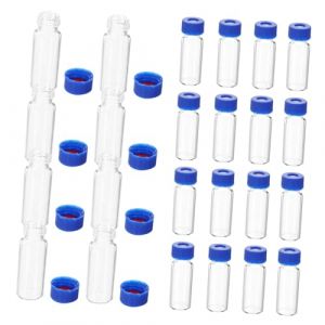 DEARMAMY 100pi&egrave;ces Flacons Verre Petits Flacons Avec Bouchon Petites Bouteilles Verre Avec Couvercles (Liiane, neuf)