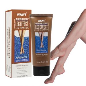 WAWJ® 118 Ml Lotion de Maquillage pour les Jambes, Lotion de Maquillage des Jambes Résistant à L'eau pour les Varices, Pour le Maquillage du Corps, Pour Dissimuler les Tatouages (Bronze) (WAWJ, neuf)