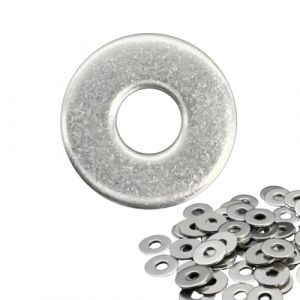 Flewdart rondelles metal M6 70pcs, rondelle plates en 304 acier inoxydable M6 x 18mm, rondelle inox pour Vis et écrous (M6x18 70cs) (ZIHANGEU, neuf)