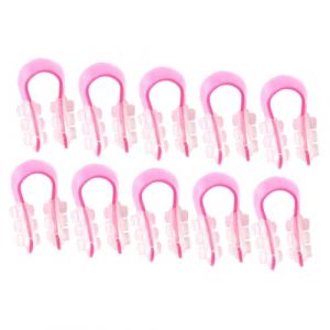 PLAFOPE Lot de 10 Pinces à Nez U en Plastique Léger Outil de Modelage du Nez pour Fille Accessoire de Beauté Portable pour Raffermir et Affiner au Quotidien (Comexs, neuf)