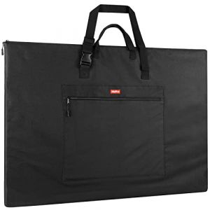 Nicpro Sac de Portefeuille d'artiste, 61 x 91,4 cm, Étui de Portefeuille d'art en Nylon étanche avec épaule et Poignée de Transport, pour Stockage œuvres d'art, Affiches, Croquis, Photographie (NicproShop EU, neuf)