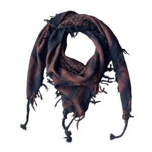 Ethnique Mode Keffieh 100% Coton Foulard pour Homme et Femme &Eacute;charpe Militaire Tactiques &eacute;charpe Militaire Shemagh (Marron) (Ethnique mode, neuf)