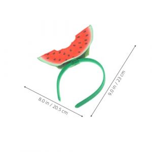 Beavorty 3pi&egrave;ces Bandeau Past&egrave;que Tropical Lot de Accessoires de Cheveux pour Femmes et Gar&ccedil;on Fille D&eacute;guisement de Fruit Barrette Cheveux F&ecirc;te Plage (T Innovation&middot;HX, neuf)