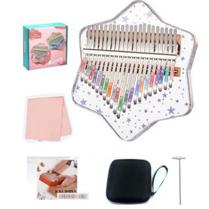 Pouce Piano 21 Touches - Kalimba Instrument Professionnel,Kalimba 21 touches acrylique pour enfants adultes débutants amateurs (GodbleyStore, neuf)