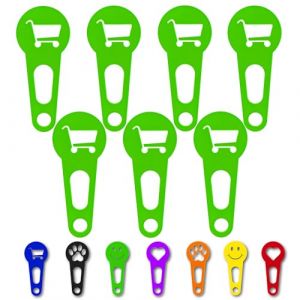 OnAir&reg; jetons de chariot de courses, dispositif de d&eacute;verrouillage de chariot de courses pour un retrait imm&eacute;diat ; Porte-cl&eacute;s en forme de jeton de caddie (Panier, Vert, 7 pi&egrave;ces) (Pixkom GmbH, neuf)